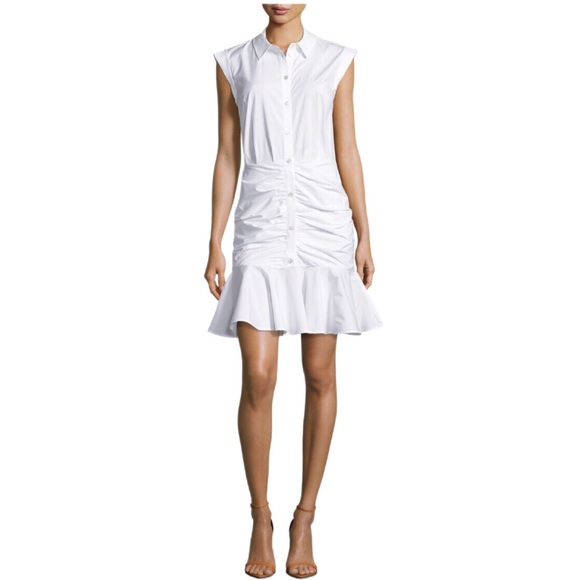 Veronica beard white sleeveless dress NWT
